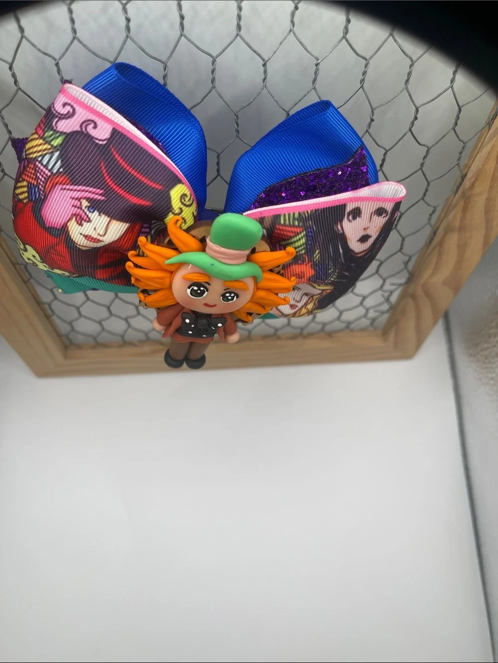 Handmade Gothic Fantasy Character Hair Bow